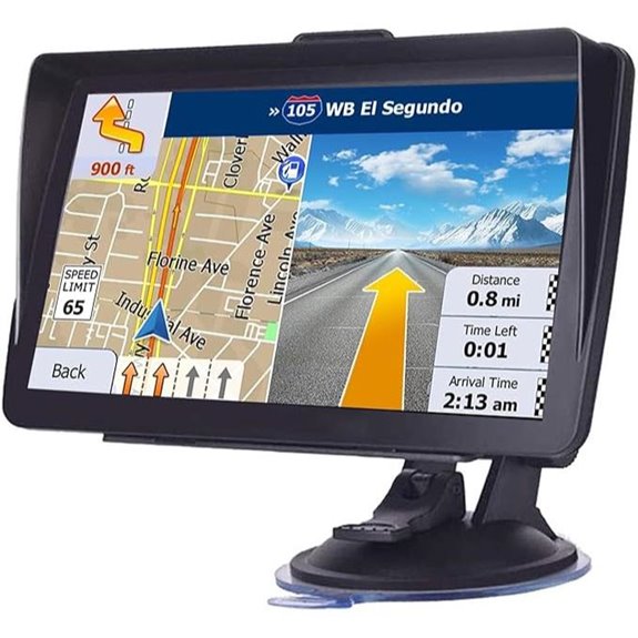 7-Inch GPS Navigator with Maps and Alerts