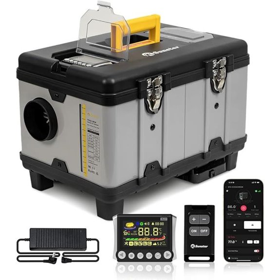 TB10 8KW Diesel Air Heater with App Control