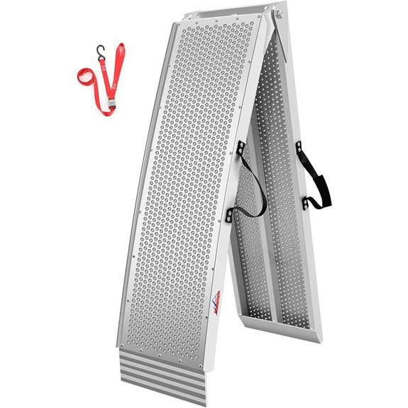 Ruedamann 7.5FT Aluminum Folding Motorcycle Ramp