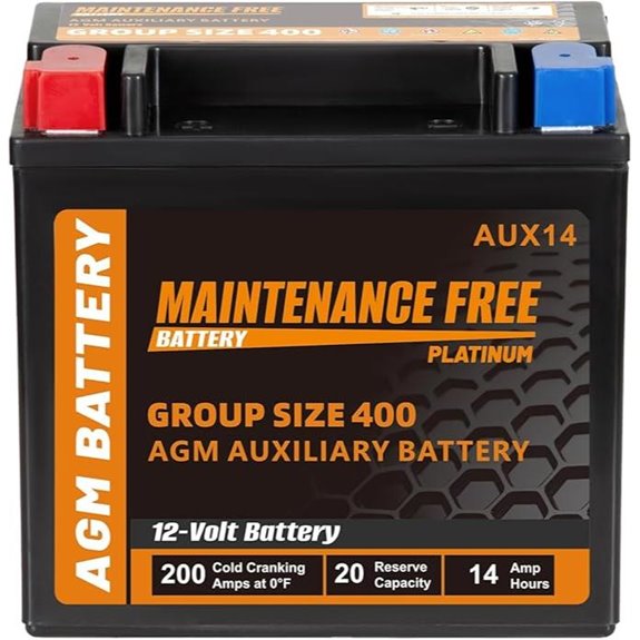 AUX14 BCI Group 400 AGM Auxiliary Battery