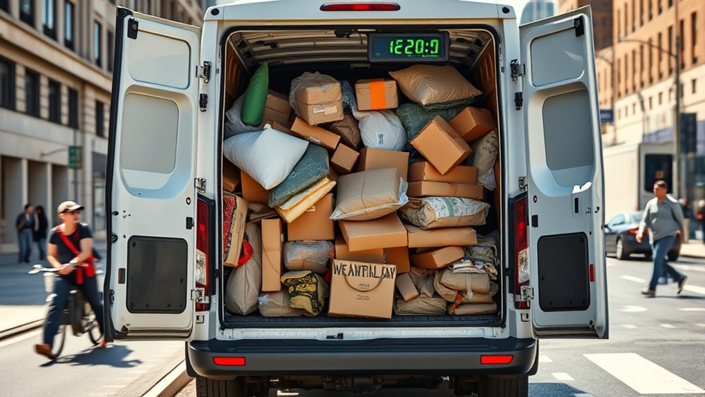 avoid overloading your van