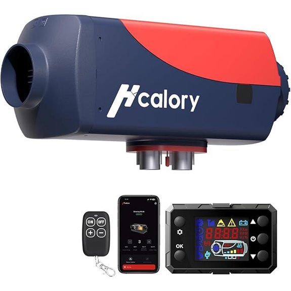 8KW Diesel Air Heater with Bluetooth Control