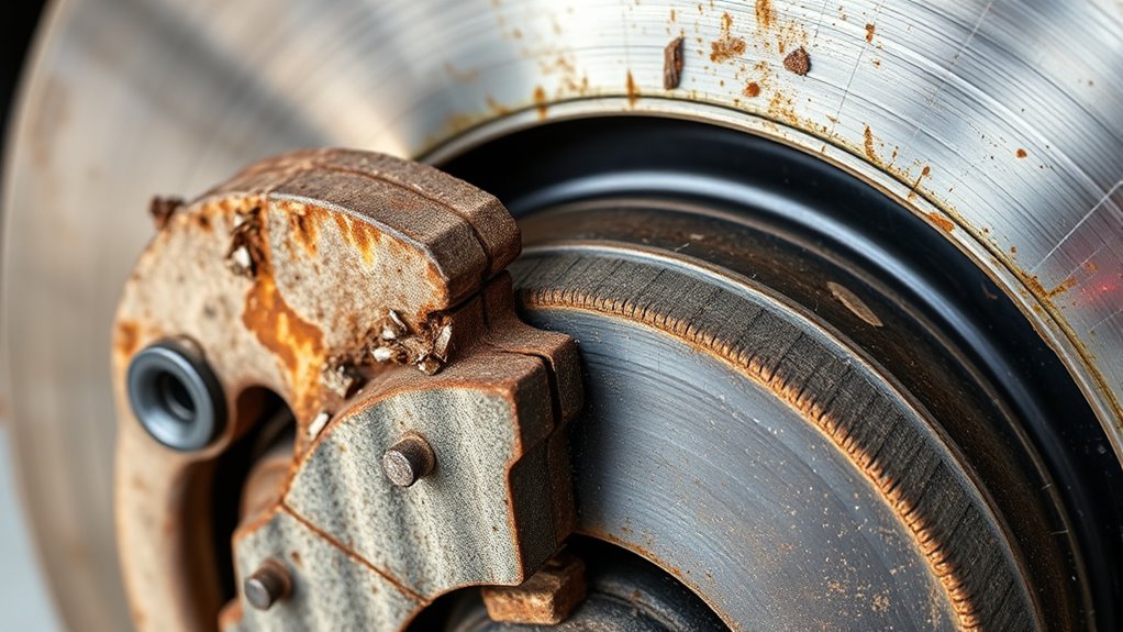 brake noise signals brake wear