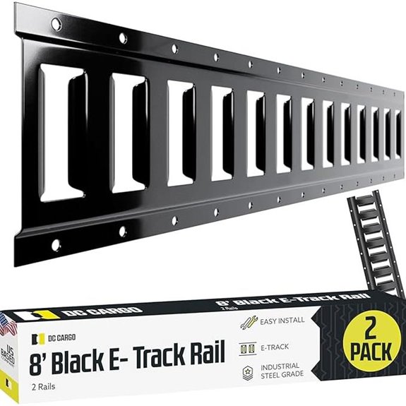 DC Cargo Mall E Track Tie Down Rail Kit (2 Pack)