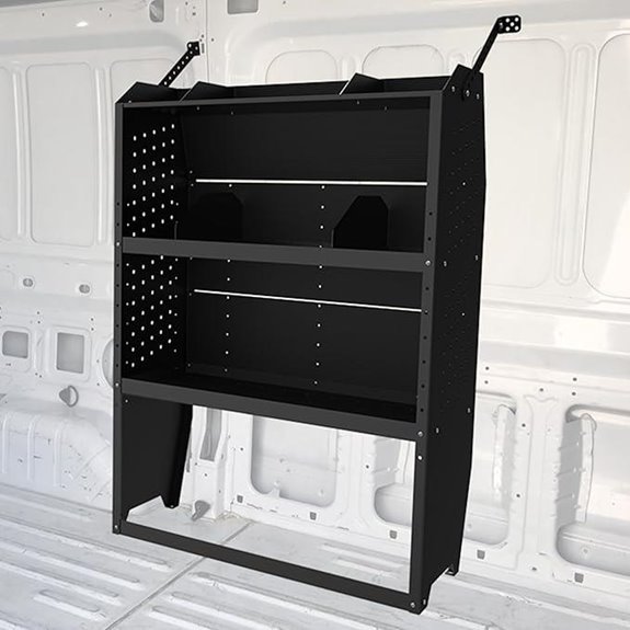 Van Shelving Storage System for Cargo Vans