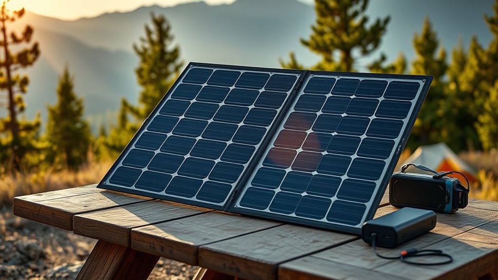 choosing the right camping solar panels
