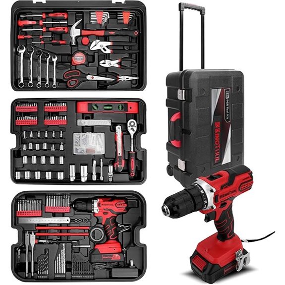 KINGTOOL 286 PCS Home Auto Repair Tool Set