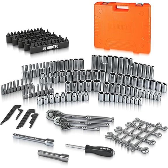 201-Piece SAE & Metric Impact Socket Tool Set