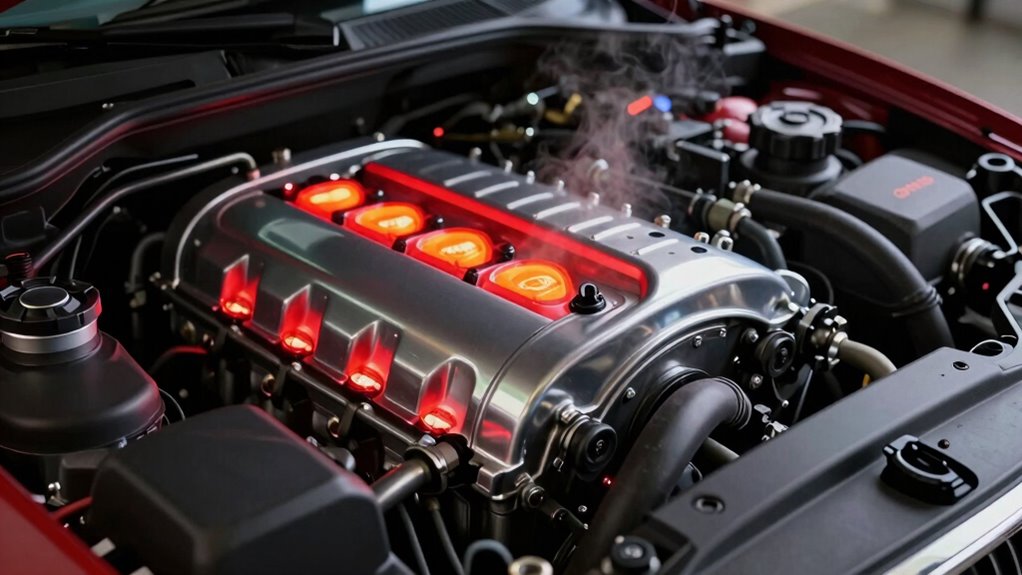 cooling system inspection during overheating