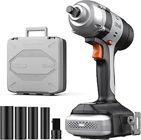 LiTHELi Cordless Impact Wrench Kit with Sockets