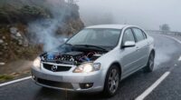 detecting burning vehicle components
