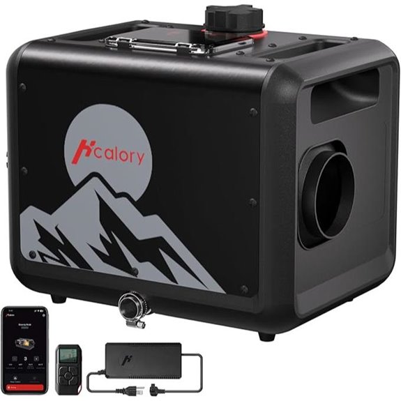 8KW Diesel Air Heater with App Control and Altitude Mode