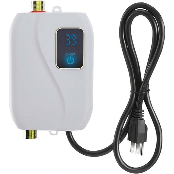 Tankless Electric Water Heater with Digital Display