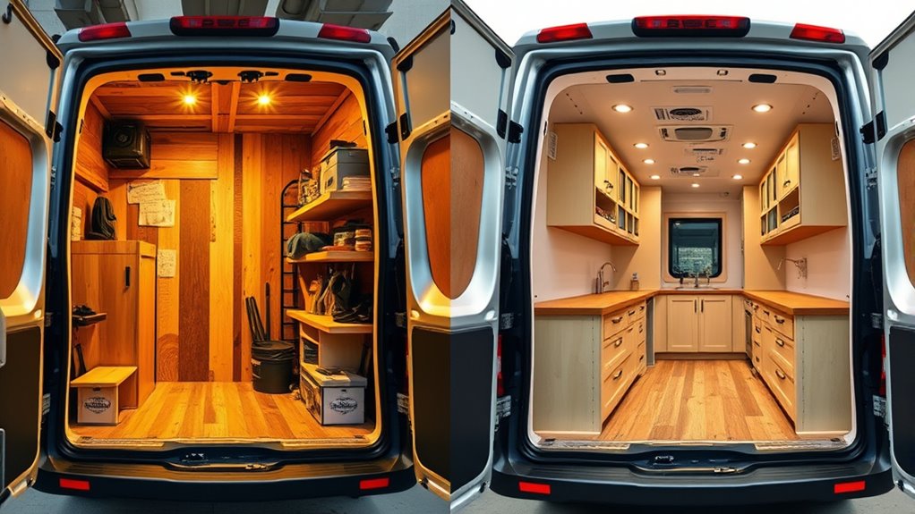 diy vs professional van conversion