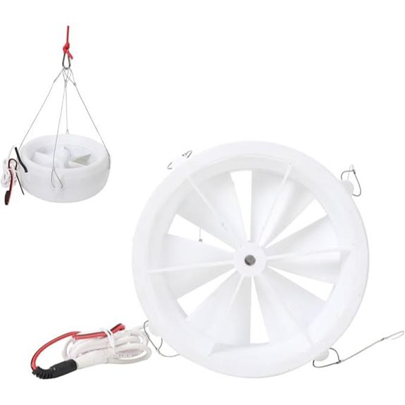 12V Dual Hydro-Wind Turbine Generator with USB Charger