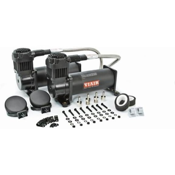 VIAIR 444 C DUAL Pack Stealth Black Compressors Air Bag Air Ride Suspension