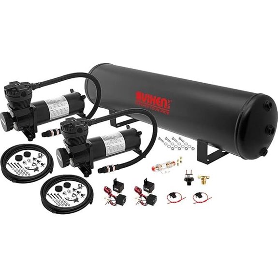 Vixen Air Suspension Kit for Truck/Car with Dual Compressors