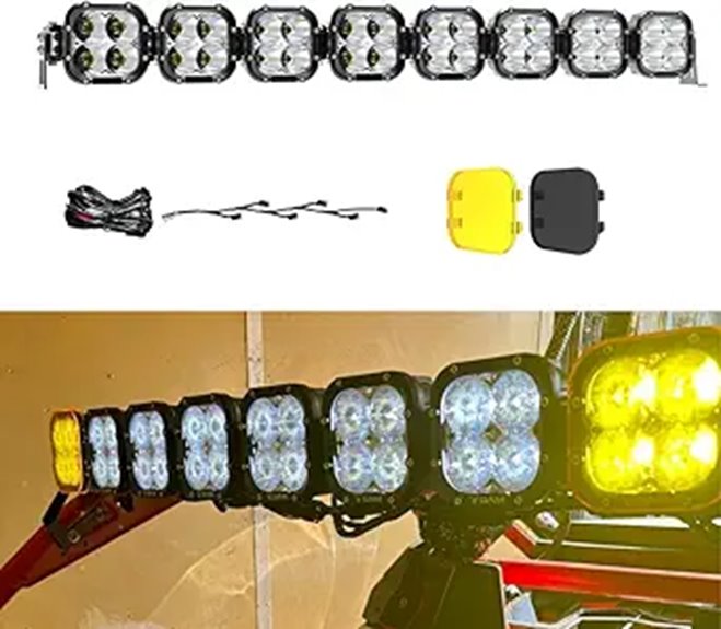 GAM Roof Mount LED Light Bar Kit (8 Lights)