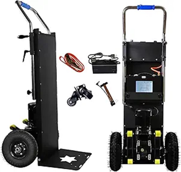 Electric Stair Climbing Hand Truck (880lbs Capacity)