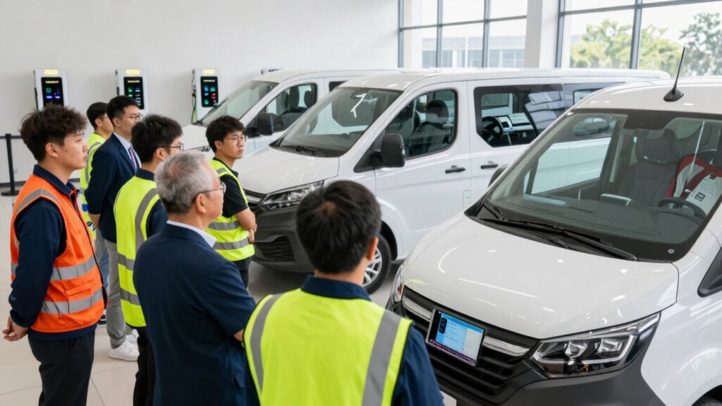 electric van driver training