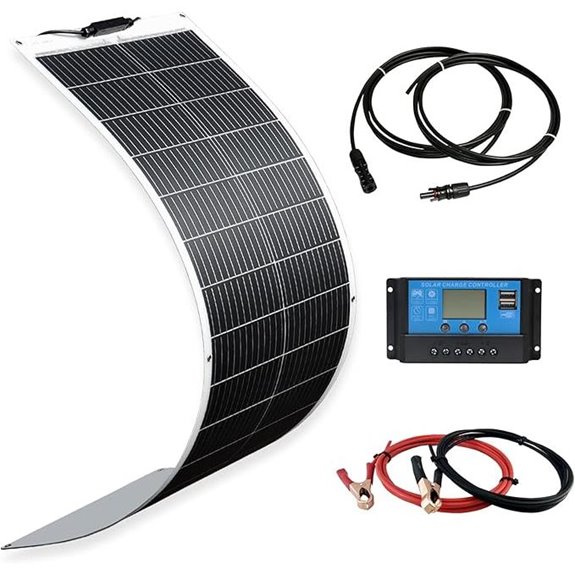 XINPUGUANG 100W Flexible Solar Panel Kit with Controller