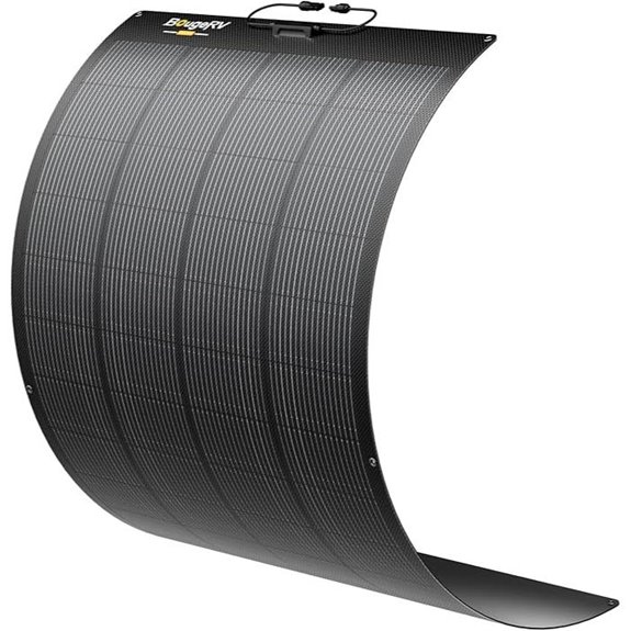 BougeRV 200W Flexible Solar Panel for RV and Marine
