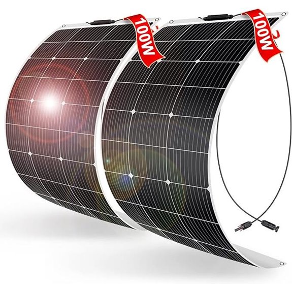 DOKIO 200W Flexible Solar Panel for RV and Off-Grid