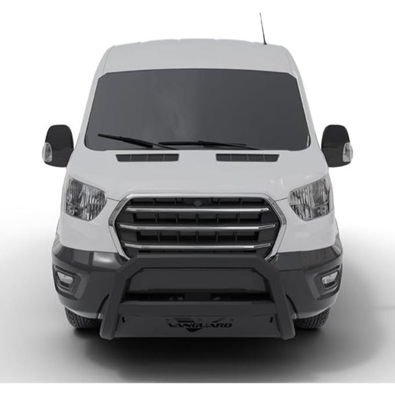 Vanguard Black Powdercoat Bull Bar for Ford Transit