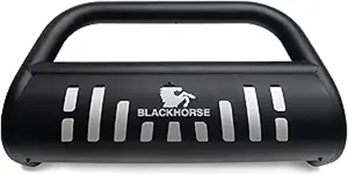 Black Horse Bull Bar Skid Plate for Ford Transit