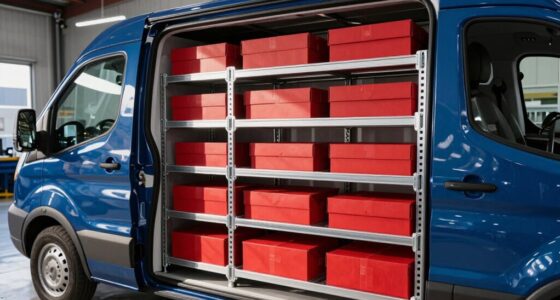 ford transit delivery shelving