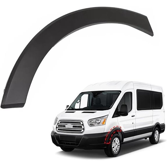 PENSUN ABS Fender Flare Pair for Ford Transit