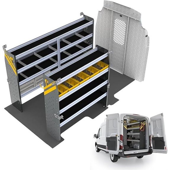 Ranger Steel Van Shelving for Ford Transit High Roof