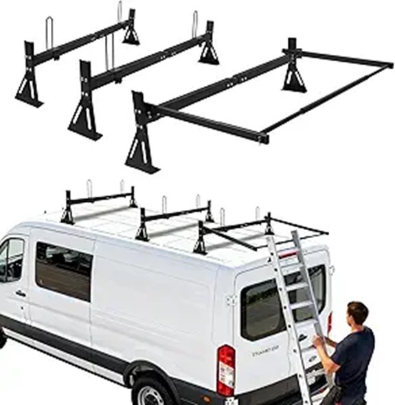 Hightall Van Ladder Rack with Roller for Ford Transit