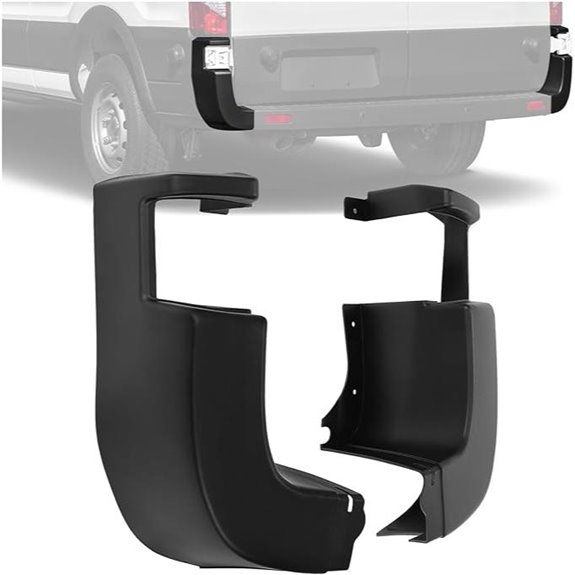 HECASA Rear Bumper Side End Cap for Ford Transit