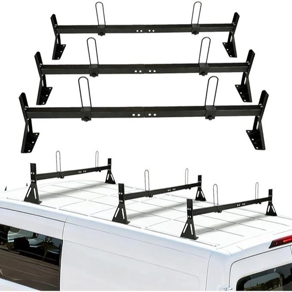 Hightall Van Roof Ladder Rack for Ford Transit