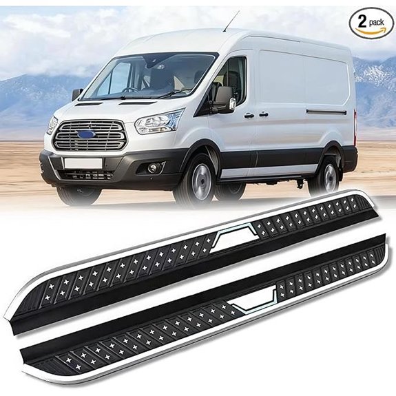 2PCS Running Board Side Steps for Ford Transit