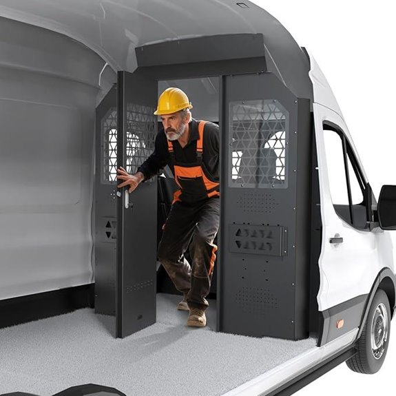 MELIPRON Van Partition for Ford Transit with Window