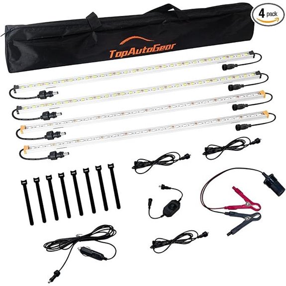 12V Dimmable LED Camping Lights (4-Pack)