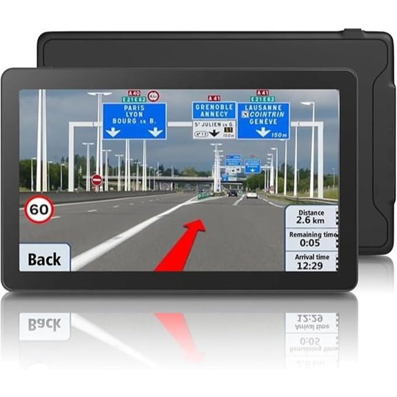 GPS Car Navigator with US/CA/MX Maps and Voice Guidance