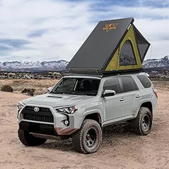 Sanhima Hard Shell Rooftop Tent with LED & Mattress