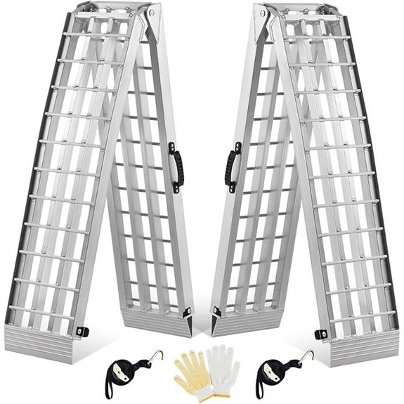 Heavy Duty Aluminum Loading Ramps (2-Pack)
