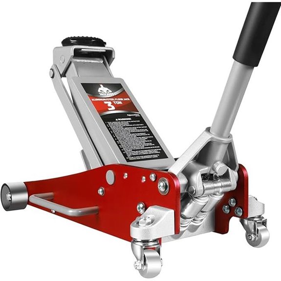 3 Ton Low Profile Aluminum Steel Floor Jack