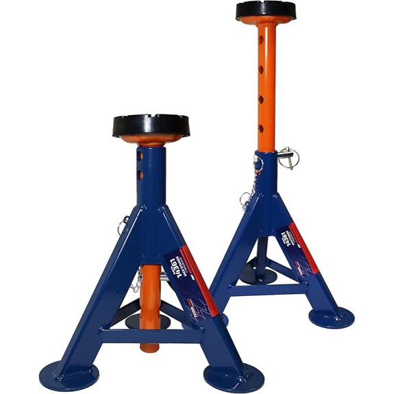 Heavy-Duty Flat Top Jack Stands (Pair)
