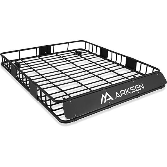 ARKSEN Heavy Duty Roof Rack Cargo Carrier Basket