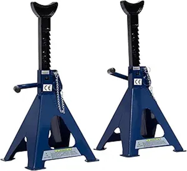 Heavy Duty Steel Jack Stands 2 Pack