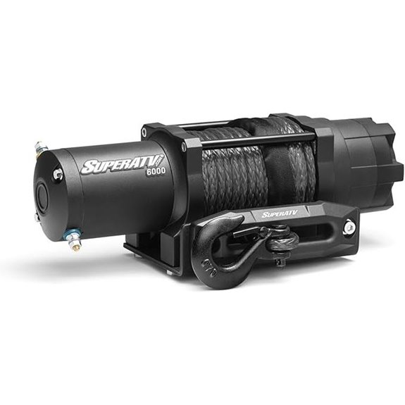 SuperATV Black Ops 6000 LB Winch Kit for UTV/ATV