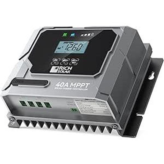 high capacity solar charge controller