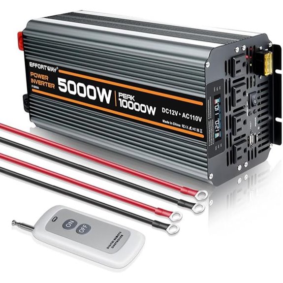 5000W DC to AC Power Inverter with LCD Display