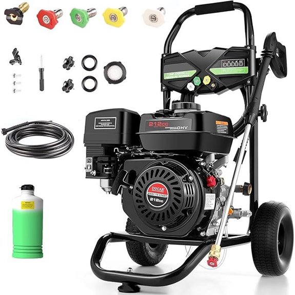 Gas Pressure Washer 4200PSI 2.8GPM 212cc Engine