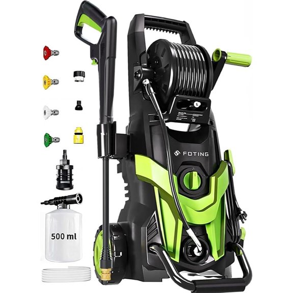 2025 Pressure Power Washer 4500PSI with Nozzles